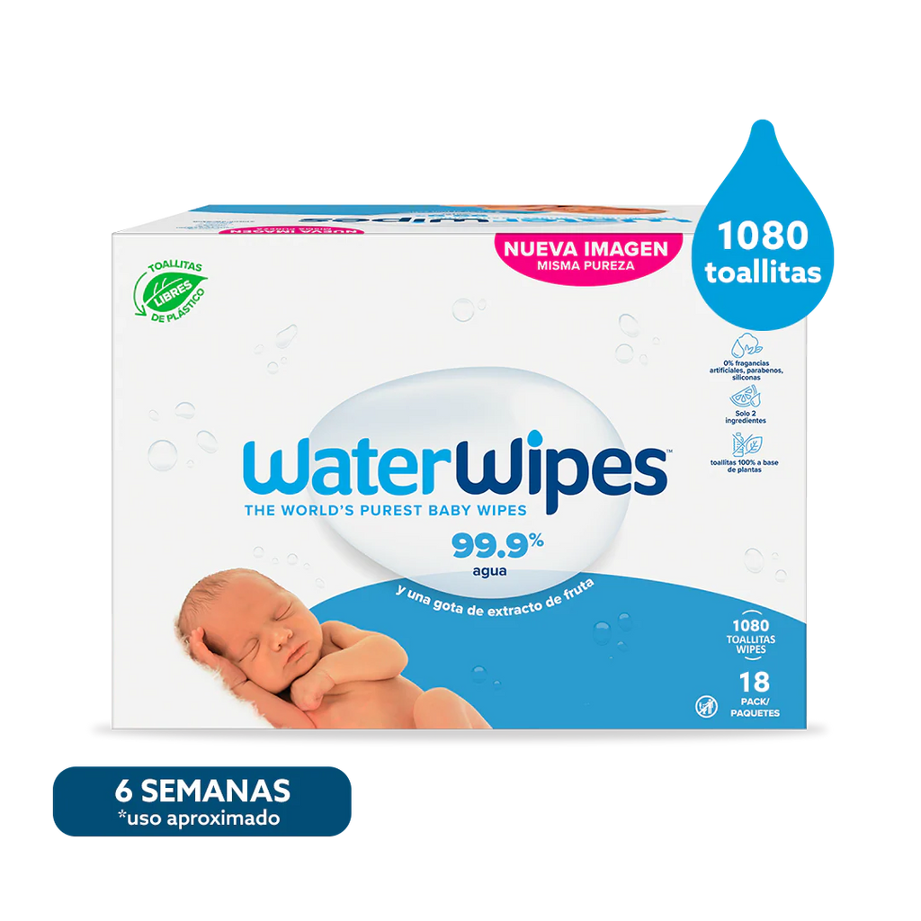 Toallitas Húmedas waterwipes x 1080