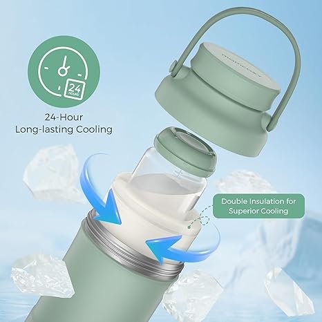 Momcozy Enfriador portátil de leche materna de 22 onzas