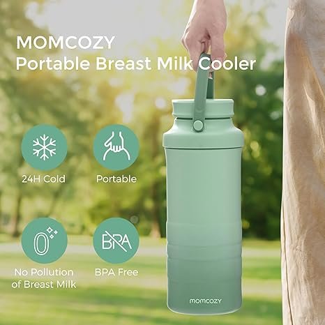 Momcozy Enfriador portátil de leche materna de 22 onzas